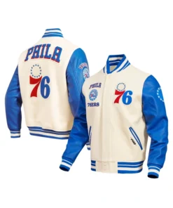 Philadelphia 76ers Retro Classic Varsity Full-Zip Jacket