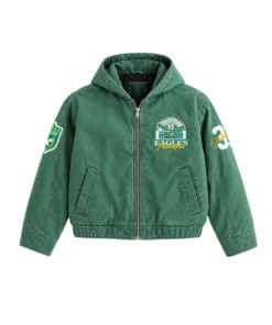 Philadelphia Eagles Hooded Bomber Jacket