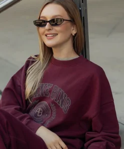 Anine Bing Red Sweatshirt - Image 3