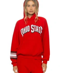 Aviator Nation x Ohio State University Relaxed Pullover Hoodie