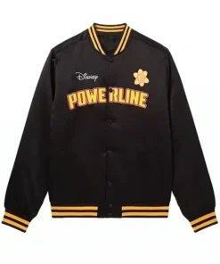 Disney Powerline Black Varsity Jacket