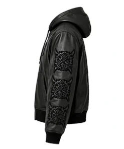 Ken Carson Avirex x Cartunez Leather Jacket - Image 3