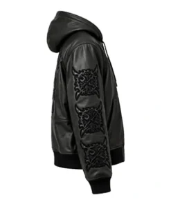Ken Carson Avirex x Cartunez Leather Jacket - Image 4