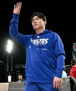 Yoshinobu Yamamoto 2026 Dodgers Postseason Hoodie - Image 3