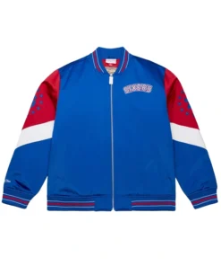 Philadelphia 76ers Royal Hardwood Classics Jacket