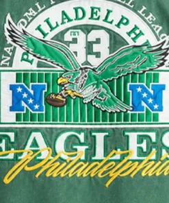Philadelphia Eagles Hooded Bomber Jacket - Image 3