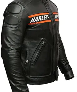 Bill Motorcycle Goldberg Harley Davidson Jacket Biker Leather Jacket - Moto Leather Jacket - Image 3