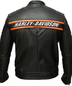 Alternative view of Bill Motorcycle Goldberg Harley Davidson Jacket Biker Leather Jacket - Moto Leather Jacket
