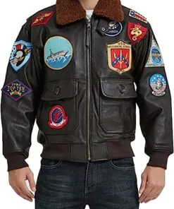 G1 Bomber Air Force Real Cow Leather Maverick Aviator Bomber Jacket | Tom Cruise 90s Edition - Image 4