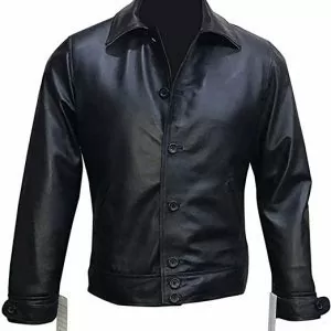 Men's New Motorcycle Black Biker Real Leather Jacket