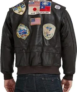 G1 Bomber Air Force Real Cow Leather Maverick Aviator Bomber Jacket | Tom Cruise 90s Edition - Image 3