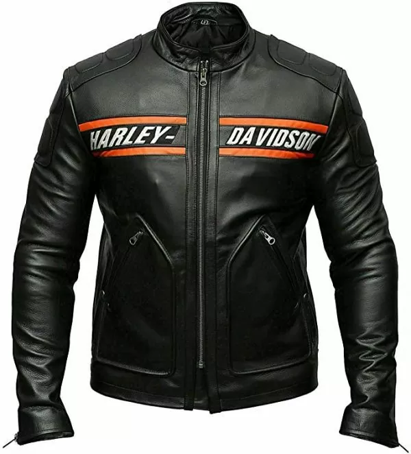 Bill Motorcycle Goldberg Harley Davidson Jacket Biker Leather Jacket – Moto Leather Jacket
