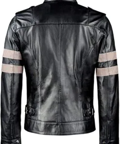 Alternative view of Resident Evil Superhero Black Real Leather Jacket for Men Movie Hero