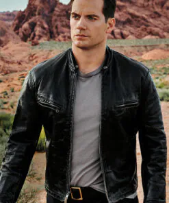 Henry Cavill Leather and Faux Jacket