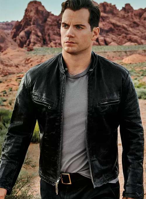Henry Cavill Leather and Faux Jacket