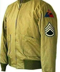Army Style Military Bomber Cotton Jacket. - Image 3