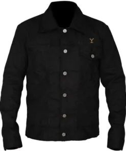 Alternative view of Men's Cowboy Stylish Black Cotton jacket
