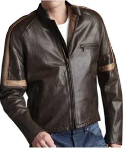 Mens Tom Cruise War of the World Real Leather Motorcycle Jacket