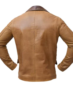 Red Dead Redemption II - Arthur Morgan Tan Brown Real Leather Jacket - RDR2 - Image 4