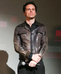 Alternative view of Andrew Scott Leather Jacket.