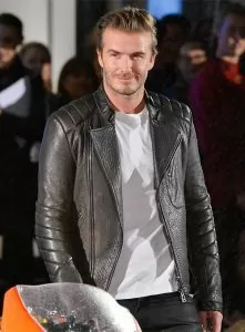 david beckham leather jacket