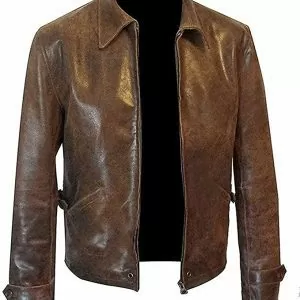 Men's James Bond 007 Skyfall Daniel Craig Vintage Brown Article Real Leather Jacket
