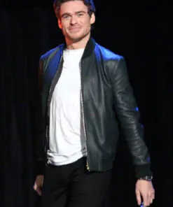 Richard Madden Leather Jacket.