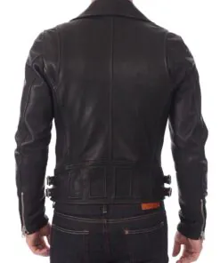 Alternative view of Negan Jacket Walking Jeffrey Dean Morgan Motorcycle Real Leather Jacket - Halloween Costume