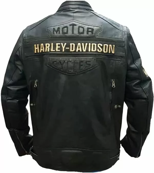 Harley Davidson Jacket Motorbike Wear Cafe Racer Leather Jacket