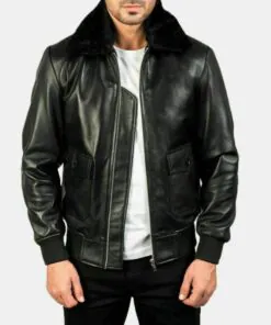 Alternative view of G-1 Aviator Black Jacket