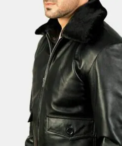 G-1 Aviator Black Jacket - Image 4