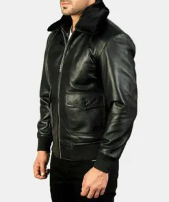 G-1 Aviator Black Jacket - Image 5