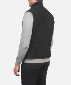 Alternative view of Mens Tony Black Suede Vest