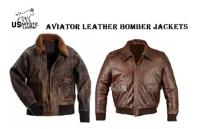 Aviator Leather bomber leather jacket