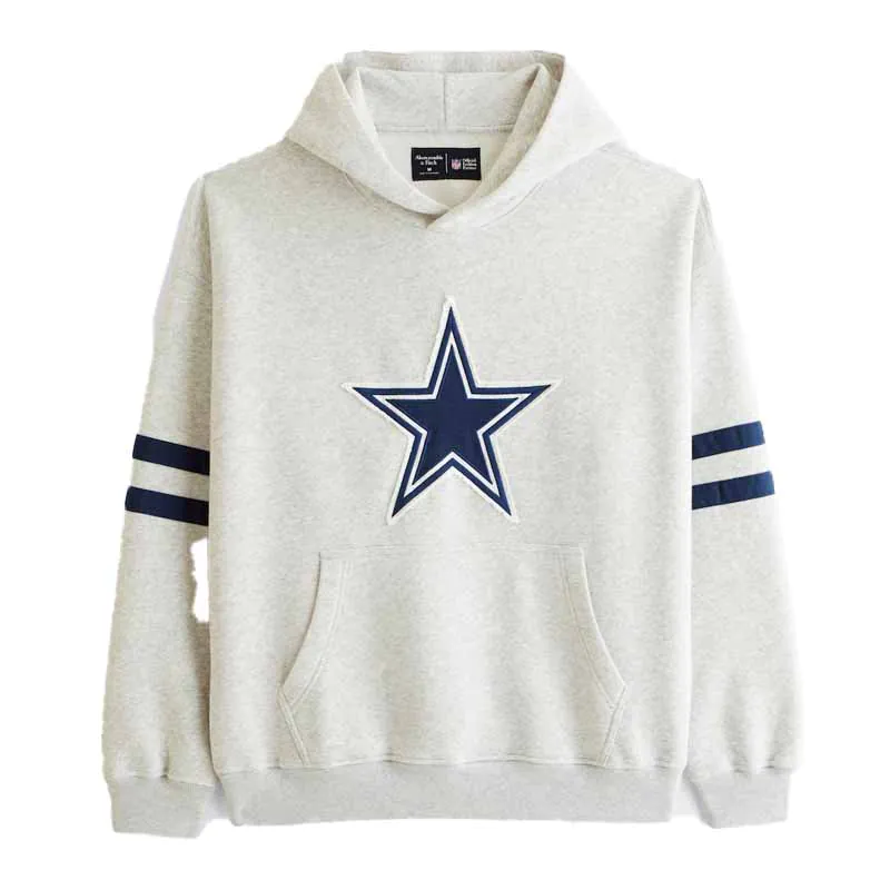 Dallas Cowboys Abercrombie & Fitch Gray Hoodie