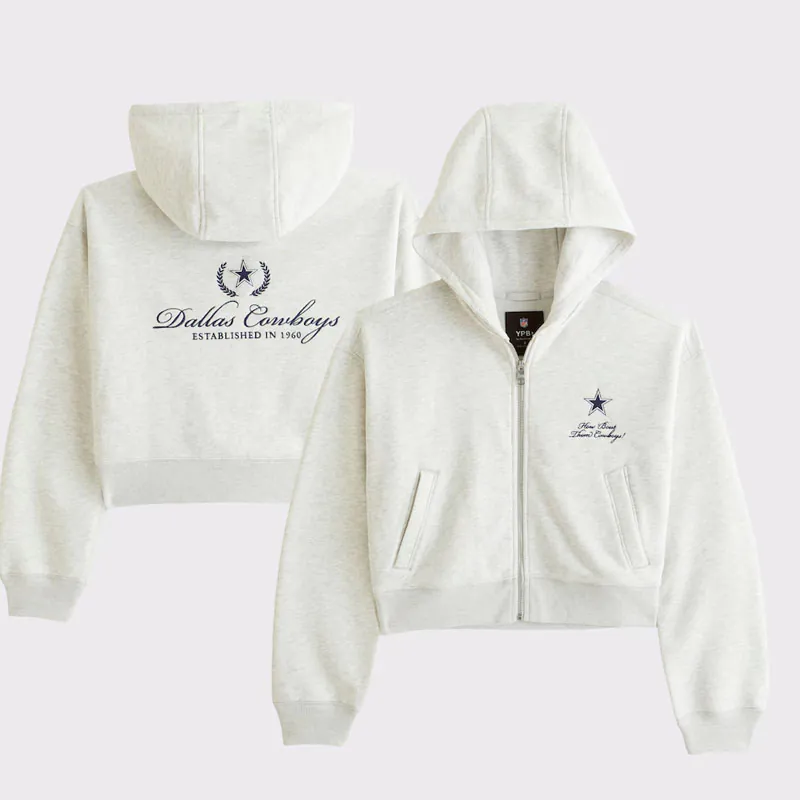 Dallas Cowboys Abercrombie & Fitch Heather Hoodie